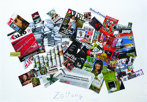 Schüler zu Zeitung