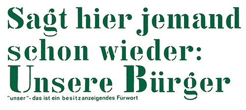 unsere Bürger